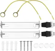2 Sets Ceiling Light Plate Kit 100x18x16mm Ceiling Light Fixture Mounting Bracket for Homes Offices Bookstores Ceiling Lamp Wall Lamp Chandelier