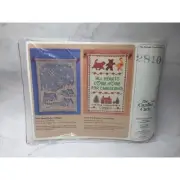 Vintage The Creative Circle Needlework Kit 2810 Snowflake Village