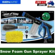 Bon-Aire Soap-N-Suds Snow Foam Gun Sprayer Kit w/ Car Wash Mitt & Wheel Brush