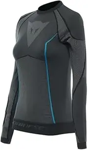 [Dainese] Dry LS Women's Technical SKI Jersey, Black/Blue, L/XL
