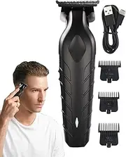 Men Hair Beard Clipper - Electric Clipper Men Beard Hair Trimmer | Beginners and Professionals Ergonomic Handled Trimming Gadget for Home, Barber