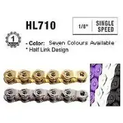 KMC HL710 Half Link Chain - Purple 112L