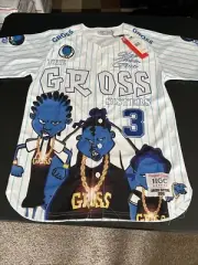 The Proud Family The Gross Sisters Pinstripe YOUTH White Baseball Jersey”M”