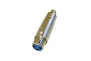 BravoPro AP1332 3pin XLR Female to RCA Socket Adaptor