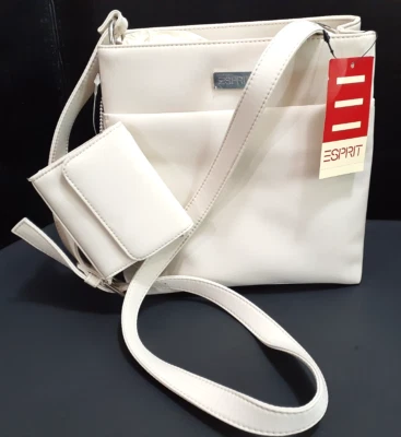 Vintage ESPRIT Crossbody Purse 7101590 with Change Purse ~Antique White ~NWT
