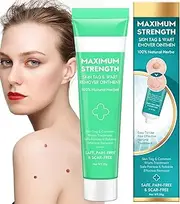 2 Pcs Wart Remover Cream - Painless Skin Tags Remover for All Skin Types,Blemish Removal Gel for Get Rid of Unwanted Warts, Flat Warts, Plantar Warts, Filiform Warts Edorro