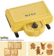 Pokemon x BRUNO Hot Sandwich Maker Double Pancakes Pikachu Charizard AC100V NEW