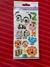 PANDA PUFFY ANIMAL 3D STICKERS WITH GOOGLY WIGGLY EYE - free shipping