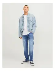 [Jack & Jones] Mike Original 411 Comfort Fit Jean Blue Denim