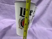 Miller Lite A Fine Pilsner Beer 22 oz. Aluminum Cups | Set of Two (2) - New