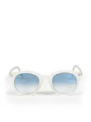 Blue Round Frame Mauritania Sunglasses