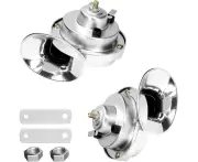 BLAU GRUN 2PCS 300DB Super Loud Train Horns, 12V Waterproof Air Horns Replacement Kit, Car Air Electric Snail Double Horn, Automotive Accessories Universal