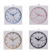 Miniamalists Square Quiet Alarm Clock with Night Light for Students and Home Use