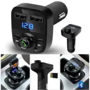 Wireless Bluetooth Handsfree Car Kit FM Transmitter Player MP3 Dual USB Charger