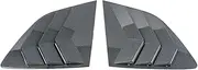 Compatible For Honda CR-V 2023 2024 2025 Carbon Fiber Car Rear Triangle Window Louver Side Shutter Blind Shades Cover Decoration Trims(Carbon fiber color)
