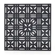 Jack Matrix 900 x 900mm Charcoal Modernist Screen Panel