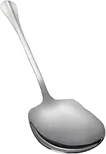 Large Serving Spoons,Large Stainless Steel Rice Spoon | Salad Serving Utensils, Kitchen Flatware, Metal Serving Spoon for Salads, Pasta, Platters