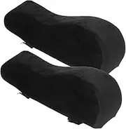 jojofuny 1Pair Gaming Chair Armrest Pads Memory Elbow Cushions for Comfortable Arm Support Fit for Office Home and Gaming Chairs