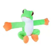 Huggers Green Frog soft plush toy 8"/20cm by Wild Republic