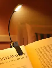 LED Rechargeable Book Light for Reading in Bed Clip-On Led Book Lamp