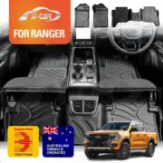 Floor Mats for Ford Next-Gen Ranger Dual Cab 2022-Onwards Car Full Set Carpet (for: Ford)