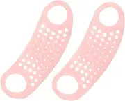 DEARMAMY 2pcs Lifting for Women Silicone Double Chin Reducer Ear-hanging Design for Instant Contouring Reusable Facial Tightening Straps for Home and Travel Use Soft and Comfortable Fit