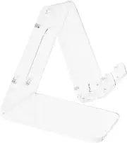 Transparent Phone Holder Cycle Tablet Stand Arm Phone Case Beaded Mobile Phone Finger Pro Kickstand Desk Organizer Mini Thumbs Ring Phone Stand Acrylic