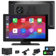 Portable Carplay Screen for Car, 4K Dash Cam, Wireless Carplay Screen & Andro...