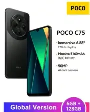 Xiaomi Poco C75 128 GB 6 GB RAM (FACTORY UNLOCKED) 6.88" 50MP Global 5160mAh New