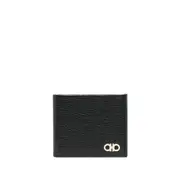[Ferragamo] Ferragamo Gancini Bi-fold Wallet ONE SIZE BLACK