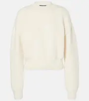 [Jacquemus] Jacquemus Jacquemus Mail wool-blend sweater UK 6 beige