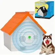 Anti Barking Device- 50ft Range Rechargeable Anti-Bark Device for Small/Large Dogs | Indoor/Outdoor Safe | Vibrant Orange
