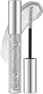 Shining Mascara - Glitter Color Mascara | Sequin Glitter Mascara, Waterproof Long-Lasting Quick Dry Curling Extension Eyelashes Mascara Create A Subtle Shimmer Look To Your Eyelashes