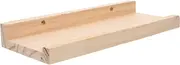 MOBUTOFU Wall Mounted Floating Shelf for Bedroom and Living Room Space Saving Display Shelf for Home Decor for Plants Books and Toiletries Color