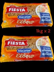 Fiesta Macaroni elbow Pasta(1kg x 2 ) level up with vitamins and mineral