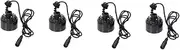 RORPOIR 4 Pcs Fish Tank Diffuser Outdoor Lights Fish Tank Accessories Fog Spray Aquarium Accessories Pool Air Humidifier Aquarium Light Jellyfish Water Splatter Abs Black