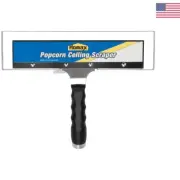 Ceiling Scraper - Removes Popcorn Ceiling Textures - 12" Blade - Bag Attachment