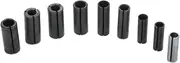 High Precision Router Bit Chuck Collet Adapter Woodworking Split Bushing Milling Cutter Holder Adapter Collet Shank CNC Router Tool Adapters holder 12.7mm change to 6.35mm/ 8-6.35/8-6/12.7-6mm