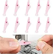 10pcs Fish Mouth Sewing Machine Needle Threader, 2024 New Fish Type Needle Threader Automatic Sewing Needle Threader for Sewing Embroidery DIY Craft Supplies Accessories(Pink)