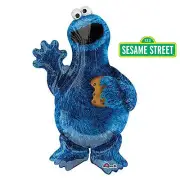 Sesame Street Party Supplies COOKIE MONSTER Super Shape Foil Balloon