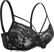 [HACI] Women's Full Coverage Non Padded Wirefree Plus Size Minimizer Bra for Large Bust Support Seamless