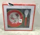Pottery Barn Kids Dr. Seuss's THE GRINCH Christmas nursery dish feeding set