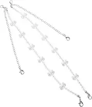 [OATIPHO] Pcs Detachable Pearl Chain Shoulder Straps Purse Chain Extender for Dresses Handbags