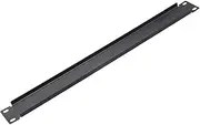 uxcell 1U Blank Rack Panel - Metal Rack Mount Filler Panel for 19-Inch Server Rack Enclosure or Cabinet - Black