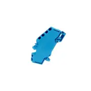281-651 Connector: Rail - 0.08-4mm² Way: 1 Terminal: 3 Blue 800V 32A WAGO