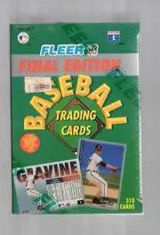1993 Fleer Final Edition Baseball Trading Card Set Factory Sealed baseball card