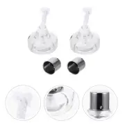 2 Pcs Glass Alcohol Lamp Laboratory Experiment Equipment Bunsen Burner