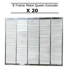 20 x 8 Frame Metal Bound Queen Bee Excluder - Beekeeping Box Beehive Brood Hive