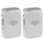 Geekria for Creators Microphone Case Cover for DJI Mic 2 (Grey / 2 Pack)