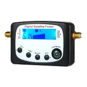 Satellite Signal Finder Digital Satellite Finder Meter SF-9509 Mini Digital Satellite Signal black